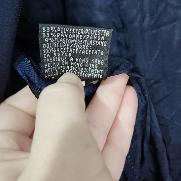 Anne Klein‎ Women's Sleeveless Dress Size 2P Navy Career Office Party Event - Picture 5 of 10